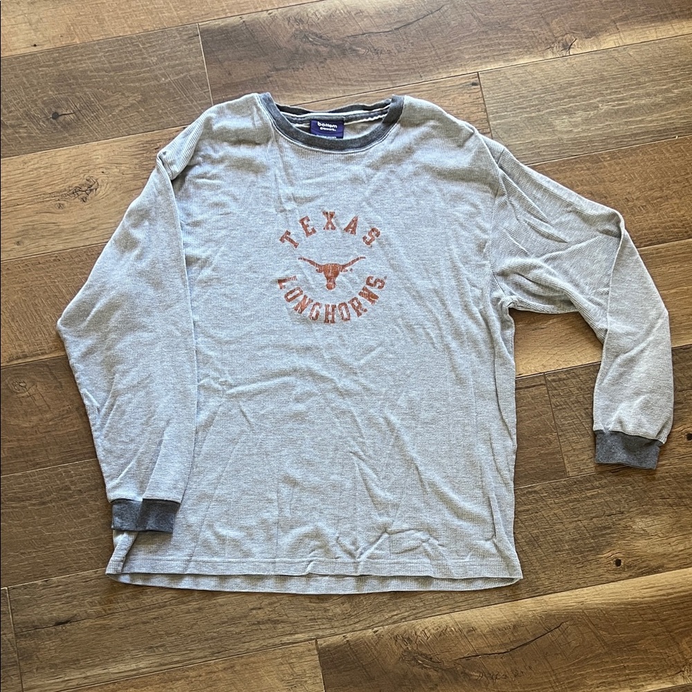 Texas Longhorns Gray Waffle Knit Sweater